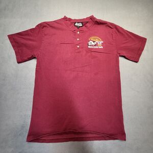 Sturgis Henley Shirt Mens M Red Short Sleeve Motorcycle 2006